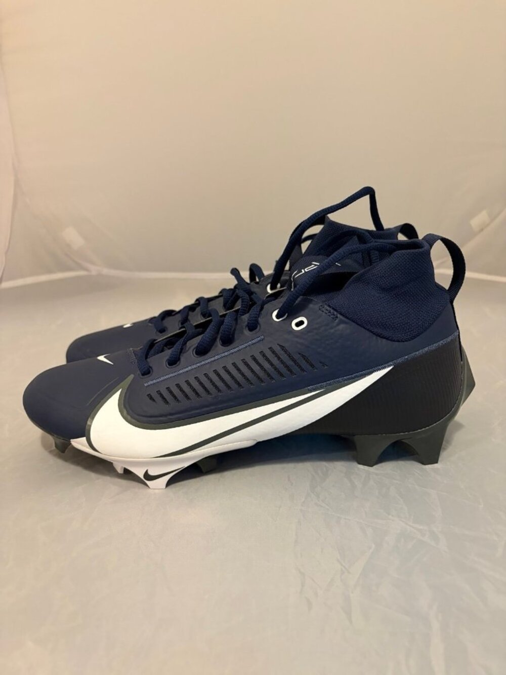 Nike Vapor Edge Pro 360 2 TB promo college navy football cleats sz 9 FN7759 400